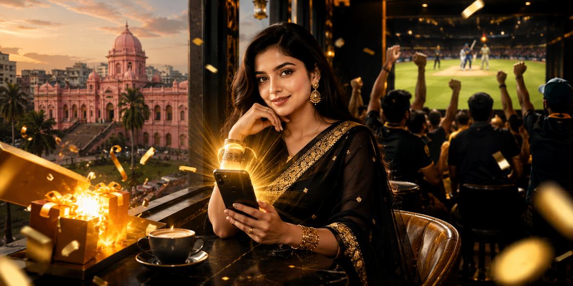 ঢাকায় ক্রিকেট বেটিং ও নতুন গেম একসাথে উপভোগ করছেন একজন খেলোয়াড়