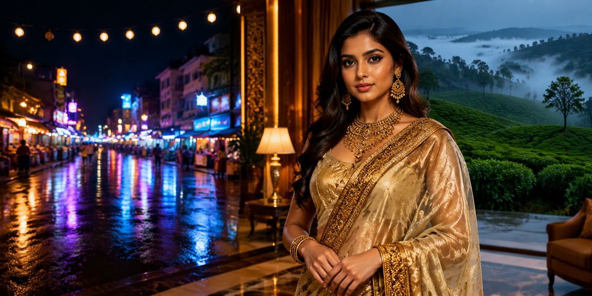 সিলেটের চা বাগানের পটভূমিতে ভিআইপি বোনাস উপভোগ করছেন একজন সদস্য